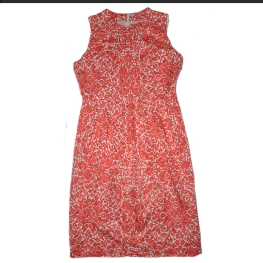 Tory Burch Silk Floral Brocade Dress